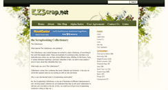 Desktop Screenshot of ezscrap.net